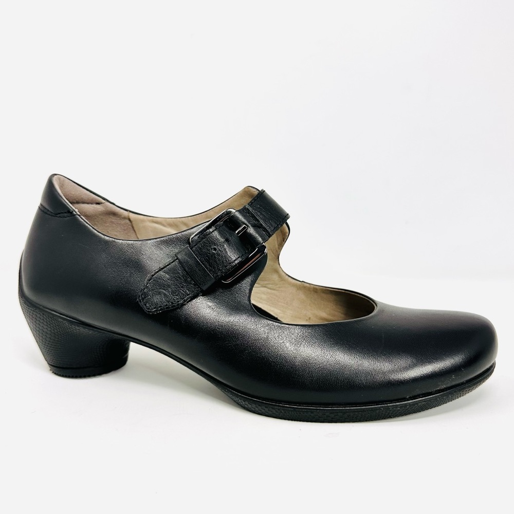 Ecco Sandals Women’s Mary Jane Black Leather - Picture 2 of 14